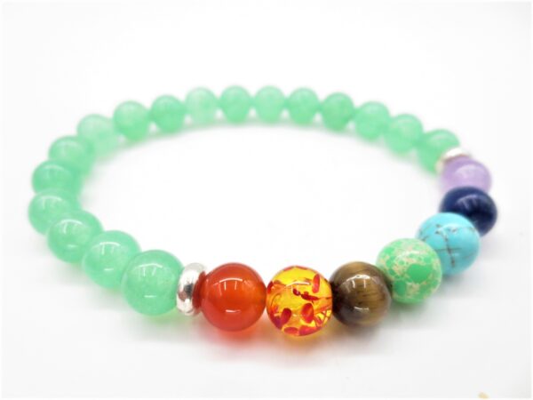 8mm Armband Aventurine 7 Chakra