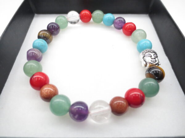 8mm Armband Gemischt Buddha