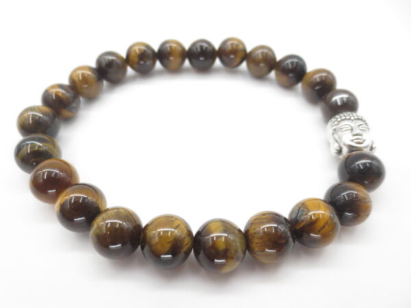 8mm Armband Tigerauge Buddha