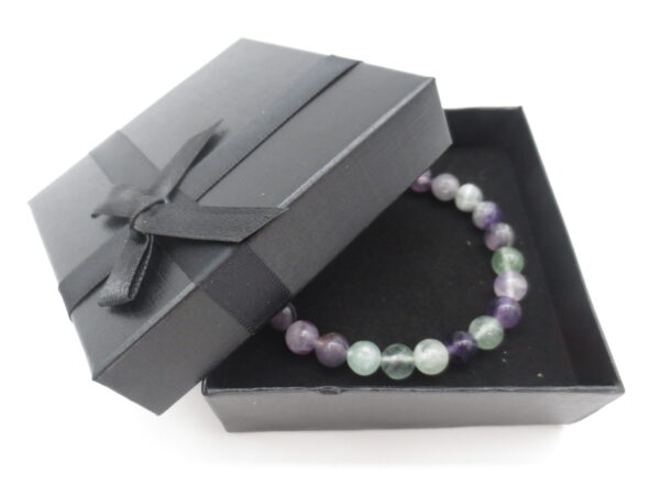 8mm Stein Armband Fluorite