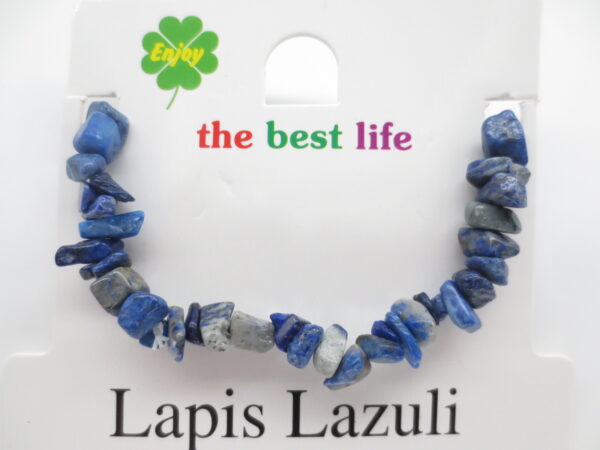 Armband mit dnnen Steinen Lapis Lazuli (12st)