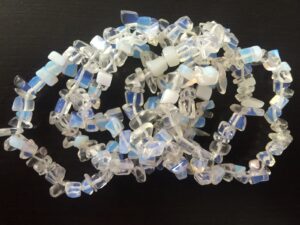 Armband mit dnnen Steinen Opalite (12 Stck)