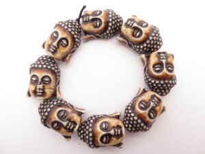 Armband mit Meditation Buddhas in braun