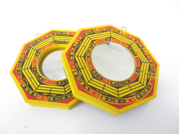 Bagua Spiegel set holz 10cm