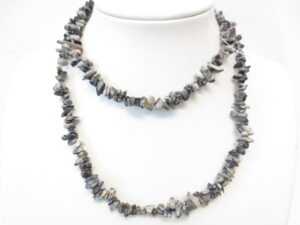 Dnn Edelstein Kette 90cm Obsidian