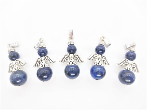 Engel Edelstein Anhnger Set (5 Stck) - Lapis Lazuli