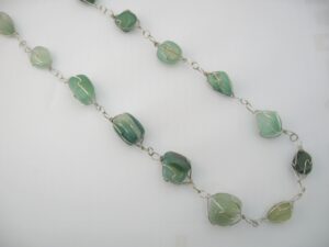 gro Chakra Kette Jade