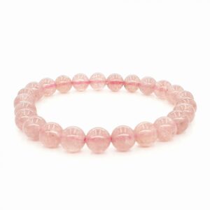 Grohandel - 8mm Edelstein Armband Strawberry Quartz