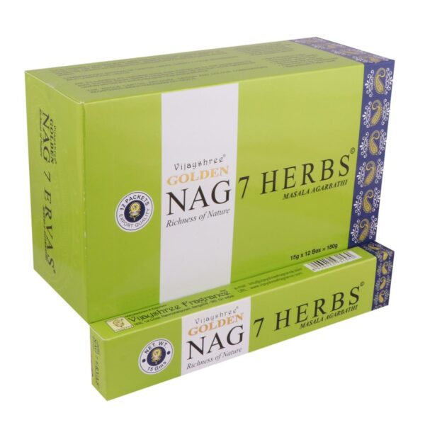 Grohandel - Golden Nag 7 Herbs 15 gramm