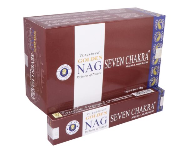 Grohandel - Golden Nag Seven Chakra 15 Gramm