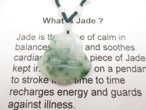 Grohandel - Jade Buddha Halskette klein grn