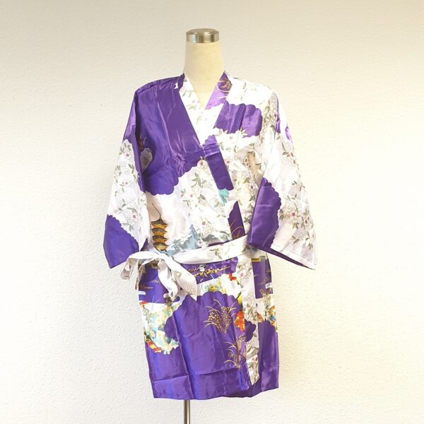 Grohandel - Japanischer Kimono Kurz violett