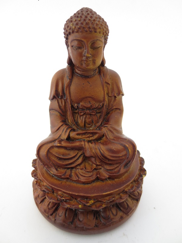 Grohandel - Kleine Meditation Buddha sitzend auf Lotus