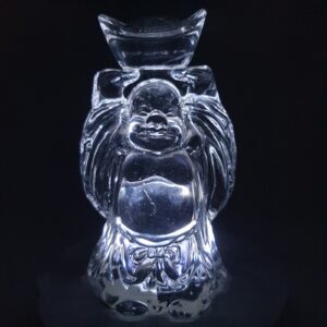 Grohandel - Kristallglas Chinesischer Buddha mit Nugget Medium