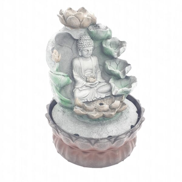 Grohandel - Meditation Led Beleuchtung Buddha mit Blumenbrunnen klein