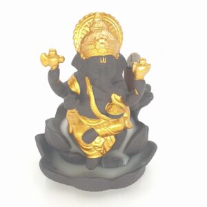 Grohandel - Rckfluss Weihrauchbrenner Ganesha Gold