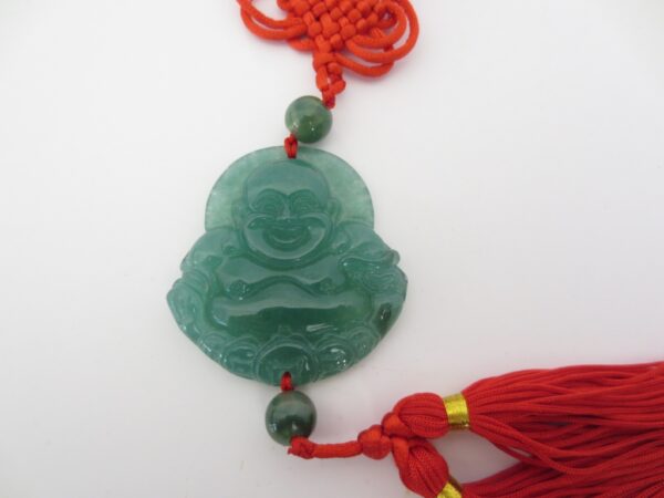 Jade-Buddha Anhnger D.grn #3