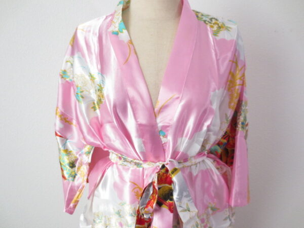 Japanischer Kimono lang hellrosa