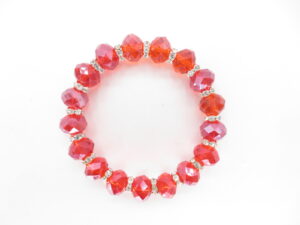 Kristallarmband mit diamant rot