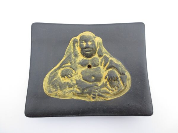 Rucherstbchenhalter Schwarz Happy Buddha (6)