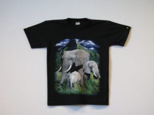 T-Shirt mit 3 Elefanten