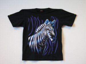 T-Shirt mit Zebra (Gre L)