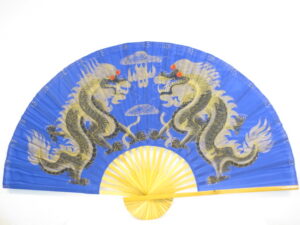 Thai Fcher drache dunkel blau (gro)