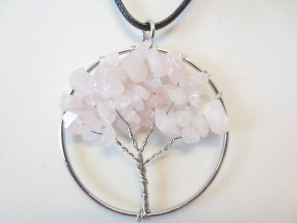 Tree of Life kette Rosenquarz