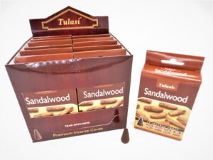 Tulasi Sandelwood Kegel (braune Box)