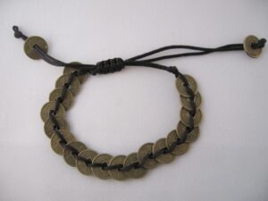 Verstellbares Glcksmnzen -Armband (per 12 Stck)