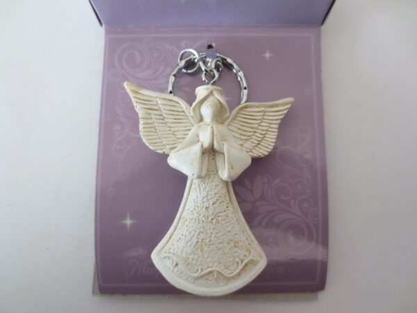 Weie Guardian Angel Display Gift Set Schlsselanhnger