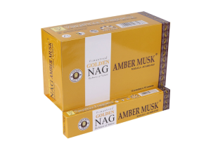 Grohandel - Golden Nag Amber Musk 15 Gramm