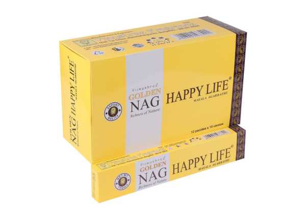 Grohandel - Golden Nag Happy Life 15 Gramm