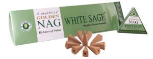 Grohandel - Golden Nag White Sage Backflow Kegel