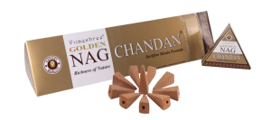 Grosshandel - Golden Nag Chandan Backflow Masala Pyramid Cones