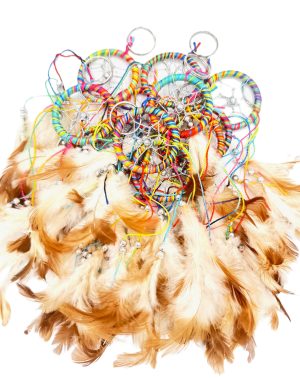 5 cm Dreamcatcher Schlsselanhnger Mixed Luxury (12 Stck)