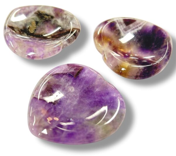 Massage und Meditation Edelstein - Amethyst (3 Stck)