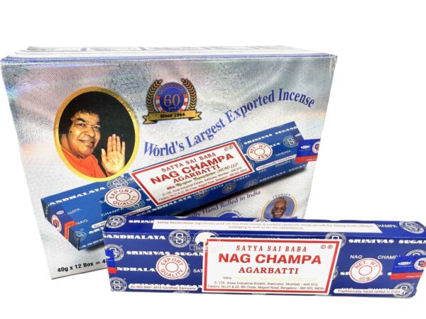 Satya Sai Baba Nag Champa – 40g (60. Jahrestag, 2024)