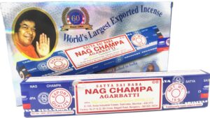 Satya Sai Baba Nag Champa Räucherstäbchen – 15g (60. Jubiläum, 2024)