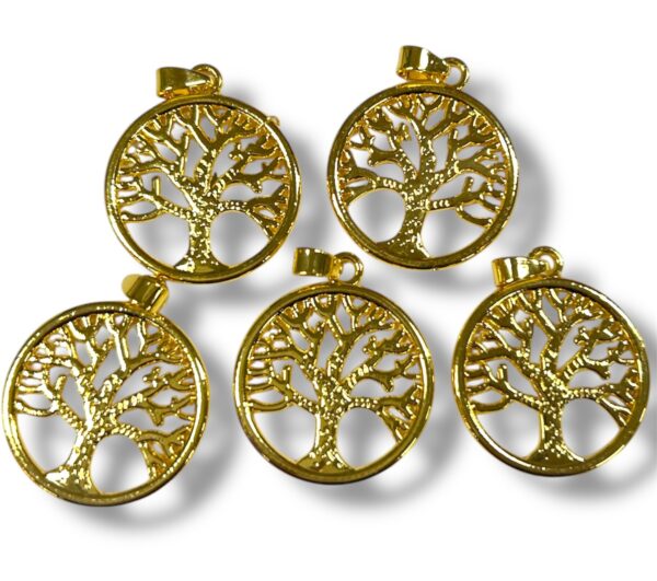 Tree of Life Pendant Set von 5 Gold