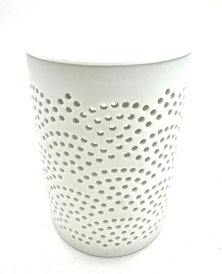 Ölbrenner weiß mit Wellen