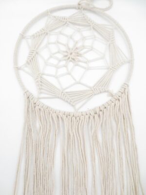 30cm Runder Traumfänger Creme