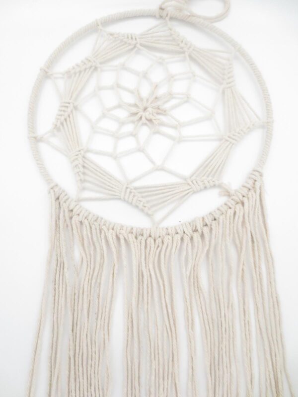 30cm Runder Traumfänger Creme