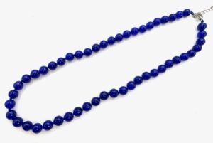 8mm Steinperlen Halskette - Lapis Lazuli