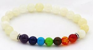 8 mm 7-Chakra-Armband ohne Box – Jade