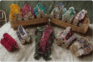 Natürlicher Salbei-Smudge