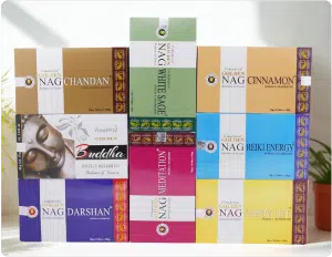 Golden Nag Masala Räucherstäbchen 15g