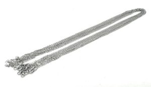 Edelstahl Halskette 10er Set