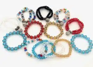 Kristall-Modearmband