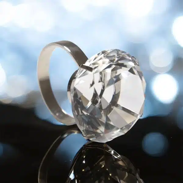 5 cm Kristall-Diamant-Serviettenring